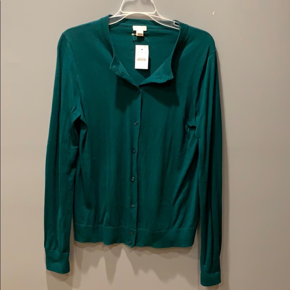 J. Crew Cotton Caryn Cardigan